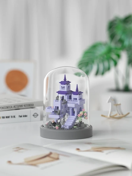 Vadi Şatosu Yapı Blokları Oyuncak - 4'lü Vadi Şatosu Seti - Resim 3