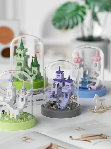 Vadi Şatosu Yapı Blokları Oyuncak - 4'lü Vadi Şatosu Seti - Resim 6