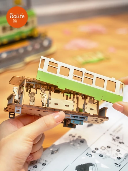 3D Ahşap Puzzle Kiraz Çiçeği Turu - TGS03 Çiçek Dolu - 6