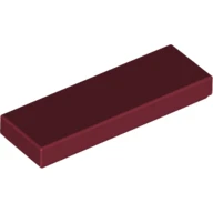 Lego 63864 1x3 Açık Panel Yapı Bloğu - Koyu Kırmızı