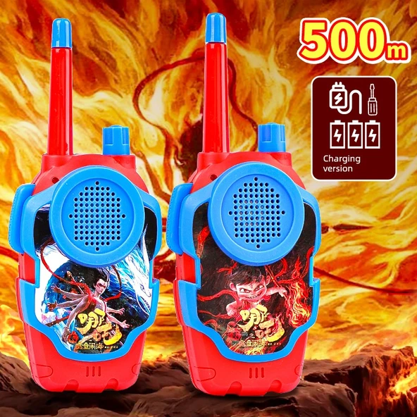 Çocuk Telsiz Telefon - 500m Çift Şarj Seti