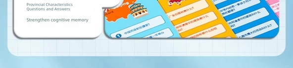 Çocuklar için Manyetik Çin Haritası Puzzle - Üç Krallık Huarong Yolu - 8