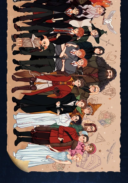 Harry Potter Film Karakterleri Koleksiyonu 1000 Parça Puzzle - Resim 11