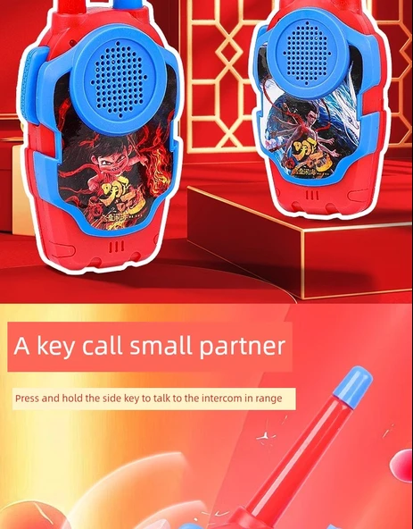 Çocuk Telsiz Telefon - 500m Çift Şarj Seti - 10