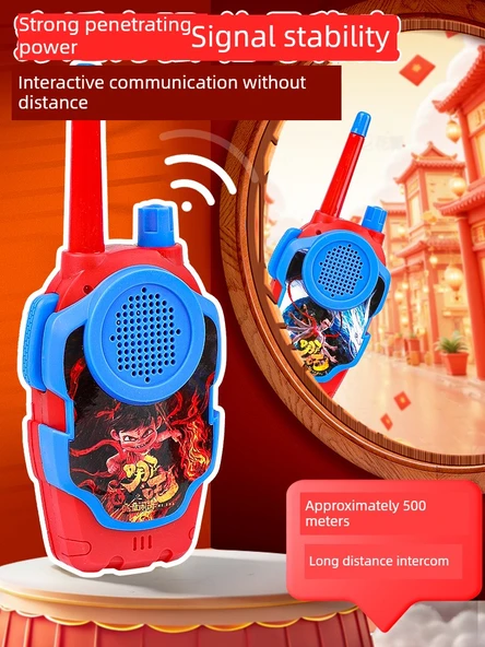 Çocuk Telsiz Telefon - 500m Çift Batarya Seti - 3