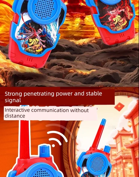 Çocuk Telsiz Telefon - 500m Kuromi Çift Şarj Seti - 8