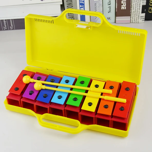 Orff Müzik Aleti - Büyük Siyah Beyaz 25 Tonlu Alüminyum Plaka - Resim 6