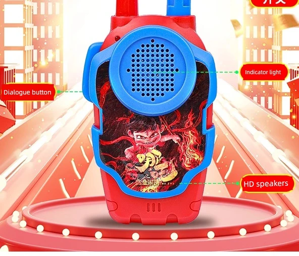 Çocuk Telsiz Telefon - 500m Kuromi Çift Batarya Seti - 12
