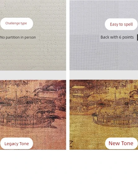 Qingming Shanghe Haritası Puzzle - Bianjing Şehir Merkezi - 950 Parça - Resim 6