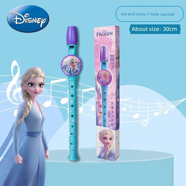 Frozen Karlar Ülkesi 7 Delikli Klarnet - Çocuk Müzik Aleti