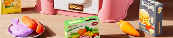 Çocuk Pembe Mutfak Oyuncak Seti [Gelişmiş, Işıksız, Musluklu] - 8