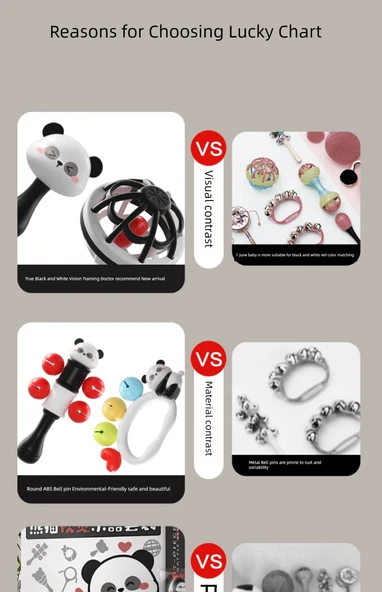 Bebek Çıngırak Kum Çekiç Seti - Küçük Panda Büyük Kum Çekiç - 8