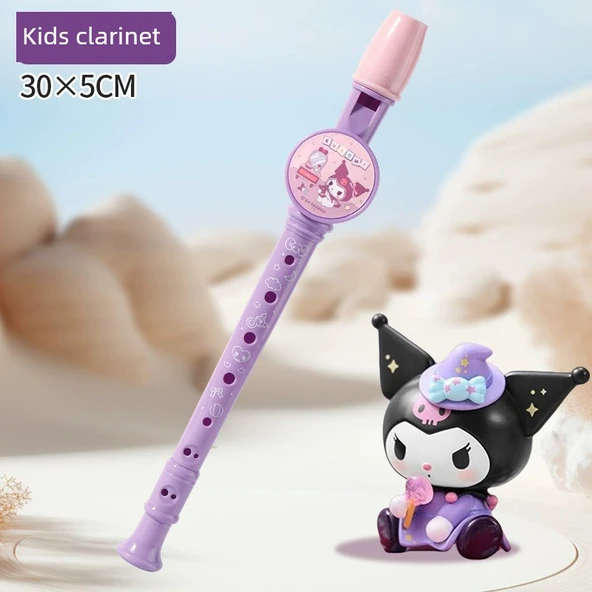 Çocuk Müzik Aleti Oyuncak Korna Klarnet Seti - Başlangıç Seviyesi Culomi 8 Delikli Klarnet