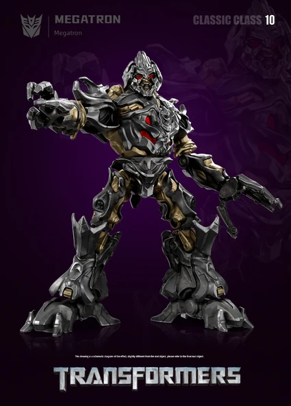 Transformers Megatron Yapı Oyuncak - Film 1 - Işıklı, Tabanlı ve Silahlı - 11