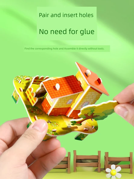 3D Puzzle Ev - Tam Set 6 Model - 4