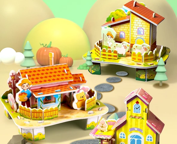 3D Puzzle Ev - Tam Set 6 Model - 8