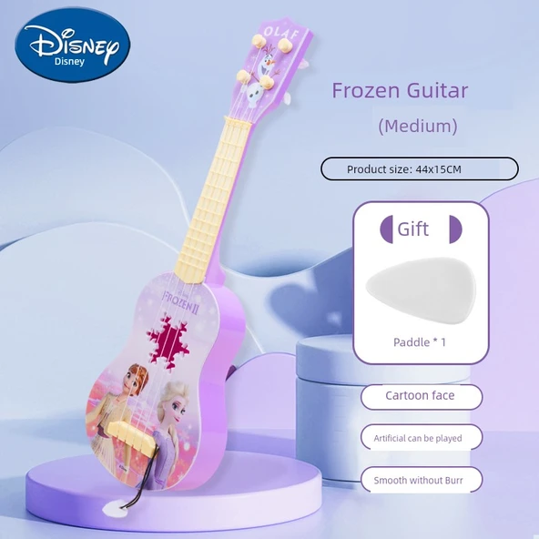 Çocuk Ukulele Frozen Desenli - Orta Boy