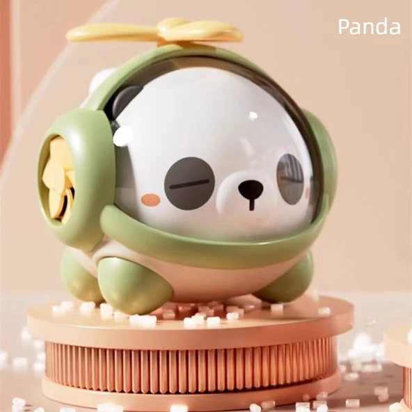 Çocuk Hayvan Düdük Oyuncak - Panda - Boyun Askılıklı