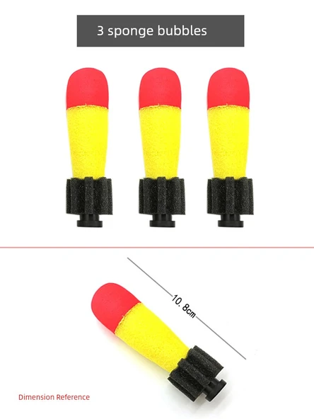 Çift Tüplü Oyuncak Silah - 3 Mermi [Sağ Alt Açı]