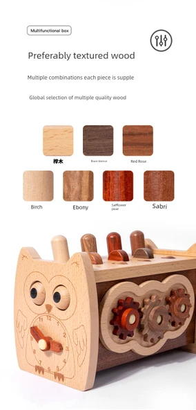 Ahşap Çekiçleme Oyunu - Küçük Şehir Keşif Parkuru - Resim 9