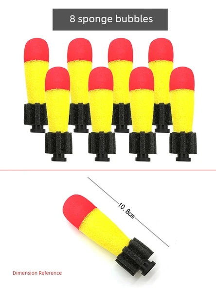 Çift Tüplü Oyuncak Silah - 8 Mermi [Sağ Alt Açı]