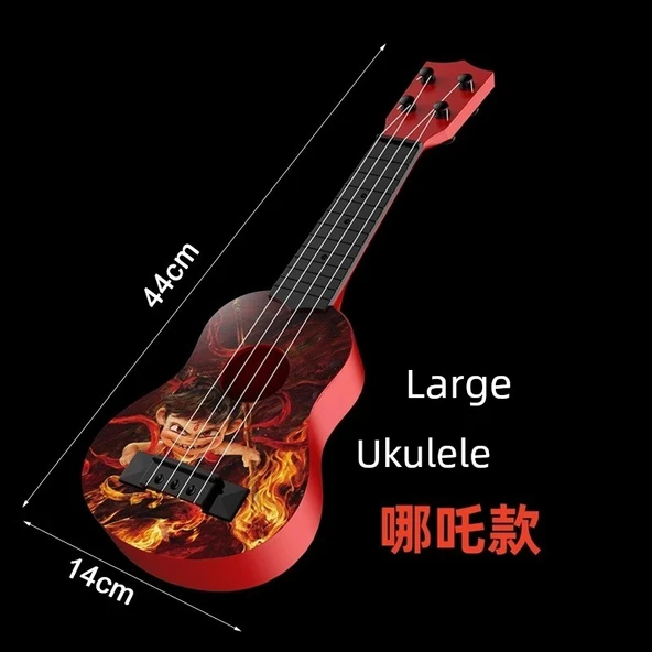 Nezha Ukulele Büyük Boy - Çalabilen Model