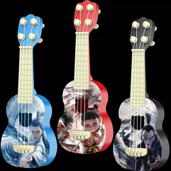 Nezha Ukulele - Büyük Boyut - Çalabilen Model - 3
