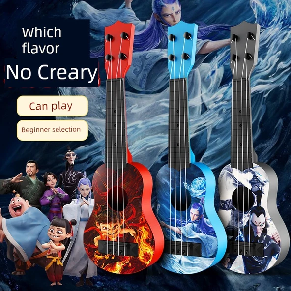 Nezha Ukulele - Büyük Boyut - Çalabilen Model - 2
