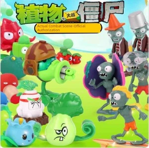 Nezha Sürpriz Kutusu - 40 Duman [Bitki Zombi] Bebek + Büyük Kolye