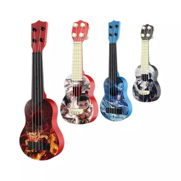 Nezha Ukulele - Büyük Boyut - Çalabilen Model - 6