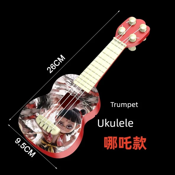 Nezha Ukulele - Küçük Boyut - Çalabilen Model