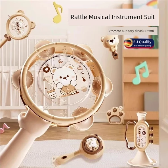 Lüks Bebek Hediye Seti - 6 Parça Sevimli Tavşan - Resim 2