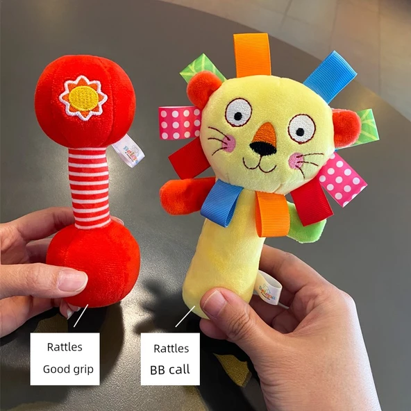 Bebek Göz Takip Topu - Dambıl + Aslan Çıngırak