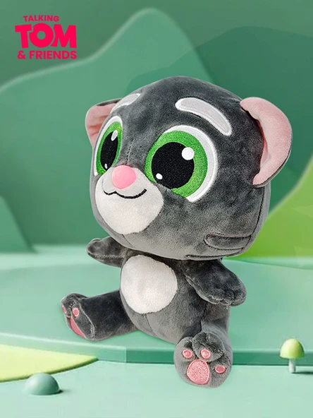 Konuşan Tom Kedi Peluş Oyuncak - Şarjlı Büyük Boy 30cm - 4