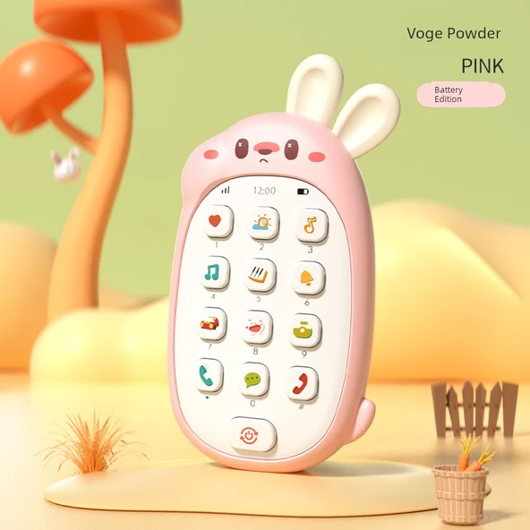 Müzikli Oyuncak Telefon - Pembe