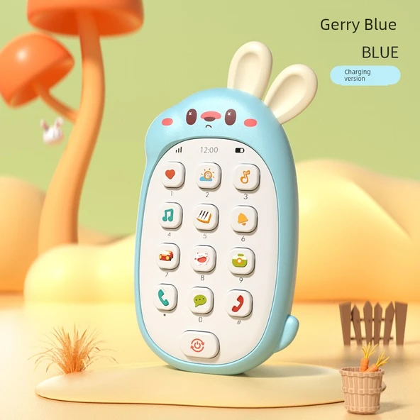 Müzikli Oyuncak Telefon - Mavi