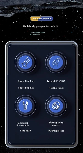 Astronot Yapı Bloğu - Gün Doğumu Astronotu + Uzay Roketi + Uçak - 7