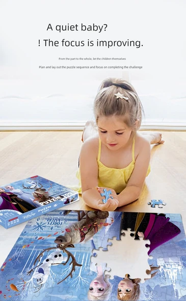 Sofia Küçük Prenses 100 Parça Karton Puzzle - 9