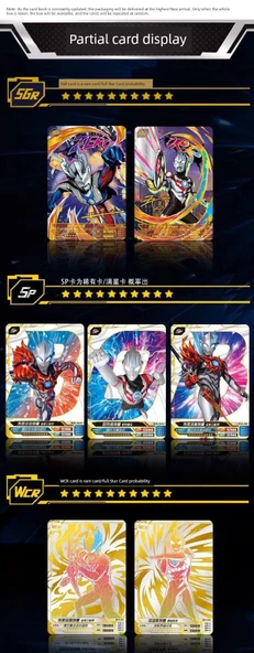 Ultraman Kart Oyunu - Glory 6'lı Paket 35 Kart - 8