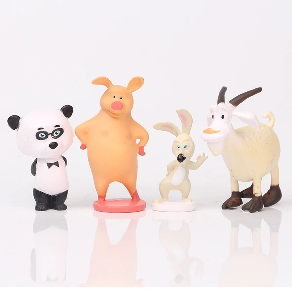 Maşa ve Koca Ayı El Yapımı Model Araba Pasta Süsü Oyuncak Bebek Hediye - 10 Adet 2. Nesil (4-6cm/160g) - 11