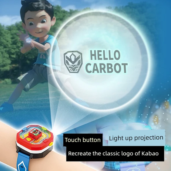 Dönüşen Araba Robot Saat Oyuncak - Saat + Fire King Riders - Resim 9