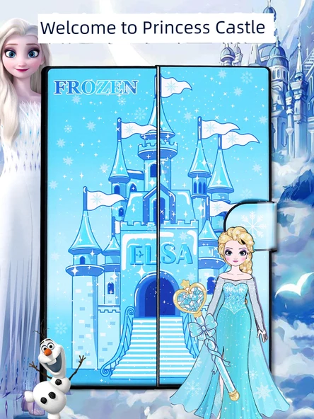 Elsa Temalı Manyetik Giydirme Kitabı - Büyük Boy Wednesday - 3