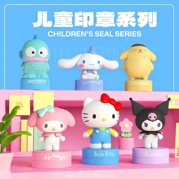 Sanrio Aile Mühür Serisi Sürpriz Kutu - 6'lı Set 10cm Yumurta - 5