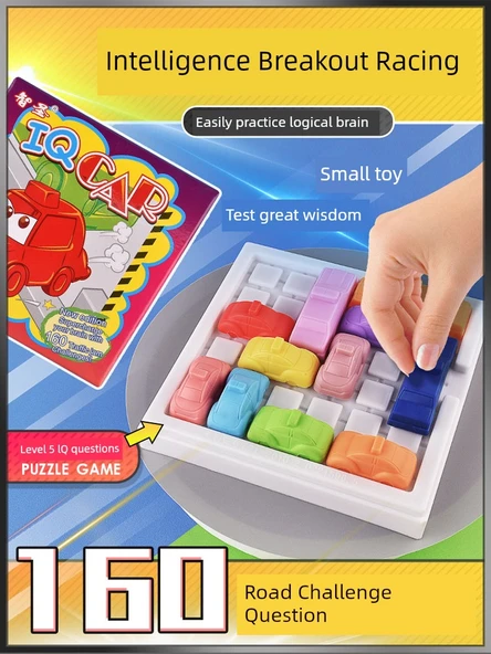 Araba Klotski Puzzle Oyunu - Sıkı Kuşatmayı Aşma Mavi [40 Çit] + Tahmin Karakter - 2