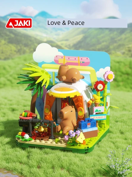 Kapibara Oyuncak Yapı Blokları - Kapibala Sakin Kamp - 5