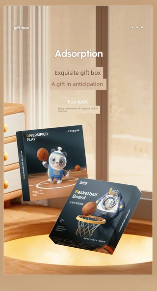 Çocuk Basketbol Potası Oyuncak Seti - Büyük Mavi Standart Model (2 Basketbol + Pompa + Kanca) - Resim 11