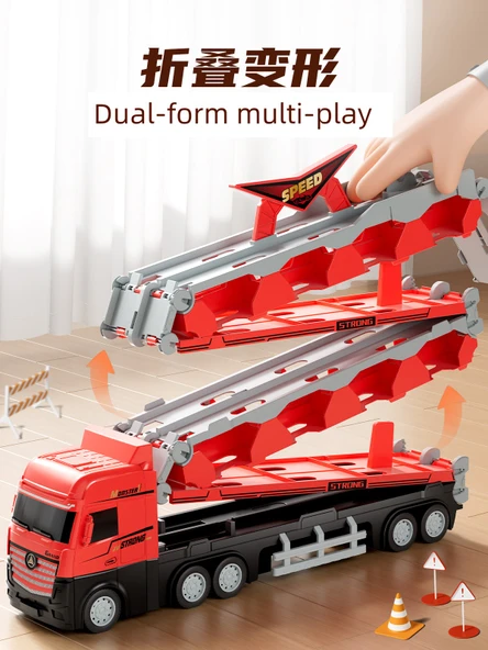 Çok Fonksiyonlu Büyük Boy Dönüşen Raylı Araba - 1 Alaşım Arabalı - 9