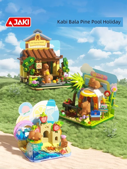 Kapibara Oyuncak Yapı Blokları - Kapibala Sakin Kamp - 2