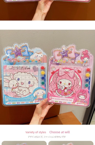 Cinnamoroll Karikatür Puzzle - Tatlı Siyah Havalı Xiaomi - 9