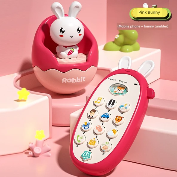 Bebek Pudrası Müzikli Telefon Oyuncak - Tavşanlı Bardak